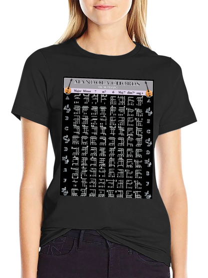 Mandola Chords T-Shirt - Musicians Guide