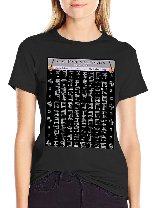 Mandola Chords T-Shirt - Musicians Guide