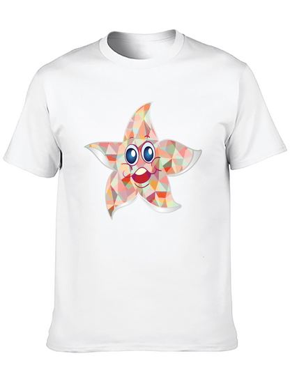 Starfish Graphic Tee - Whimsical Print Shirt