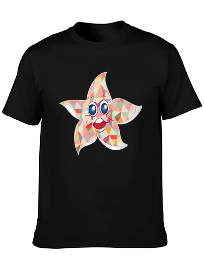Starfish Graphic Tee - Whimsical Print Shirt