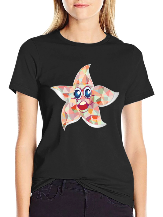 Starfish Graphic Tee - Whimsical Print Shirt