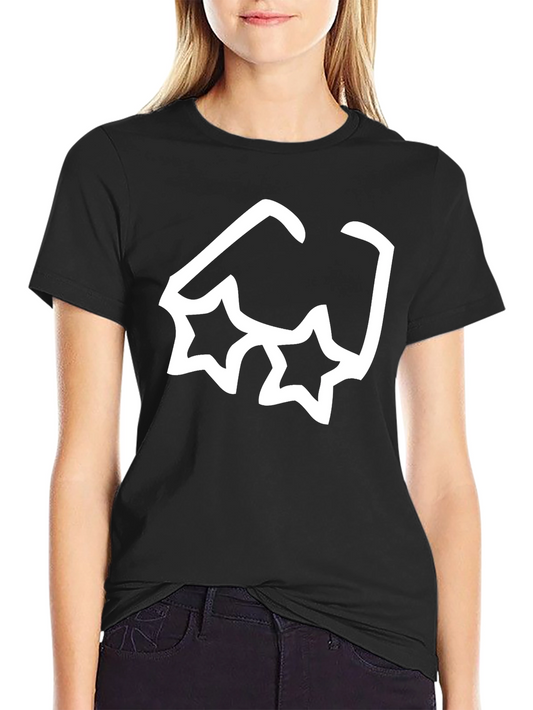 Cool Star Sunglasses Graphic Black T-Shirt