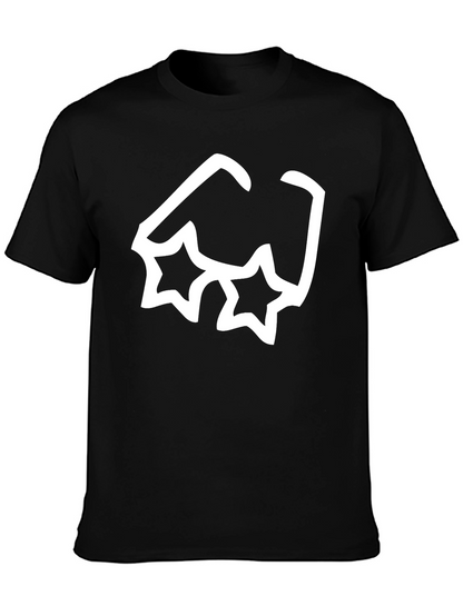 Cool Star Sunglasses Graphic Black T-Shirt