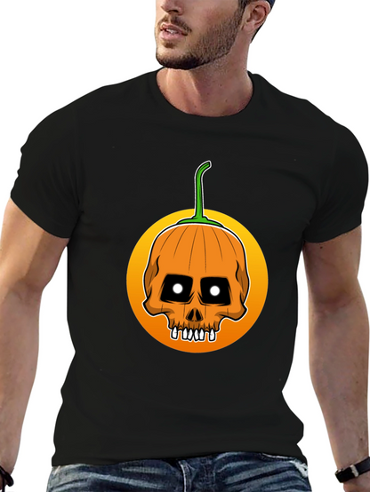 Skull Pumpkin Halloween T-Shirt