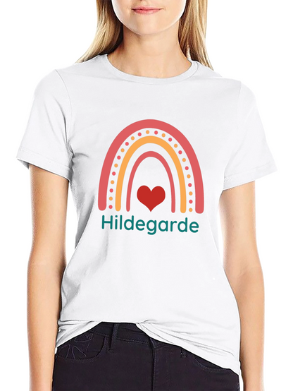 Hildegarde Rainbow Heart T-Shirt