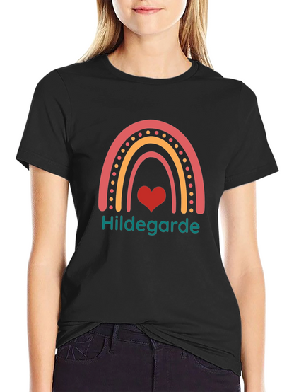 Hildegarde Rainbow Heart T-Shirt