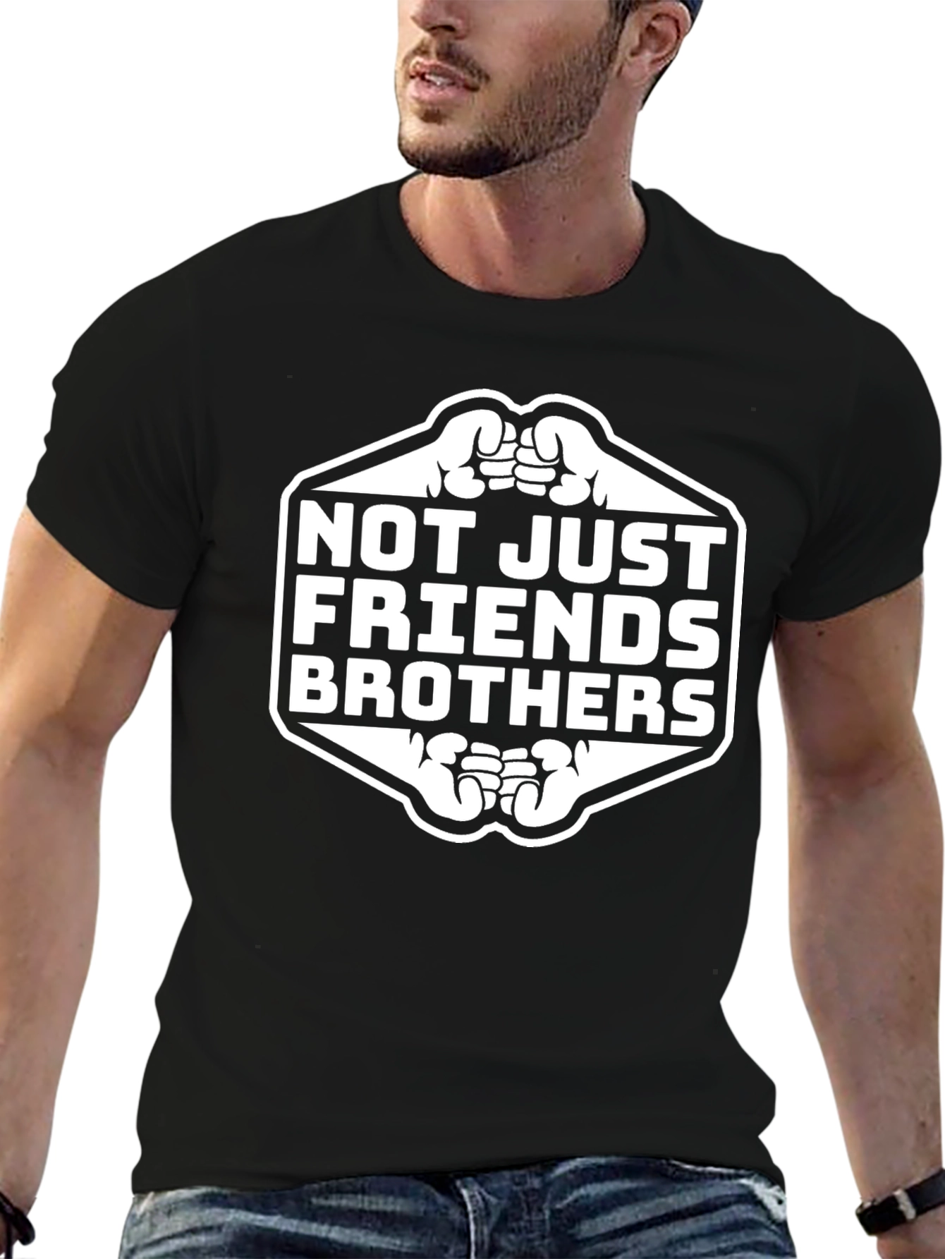 Not Just Friends Brothers Graphic Tee
