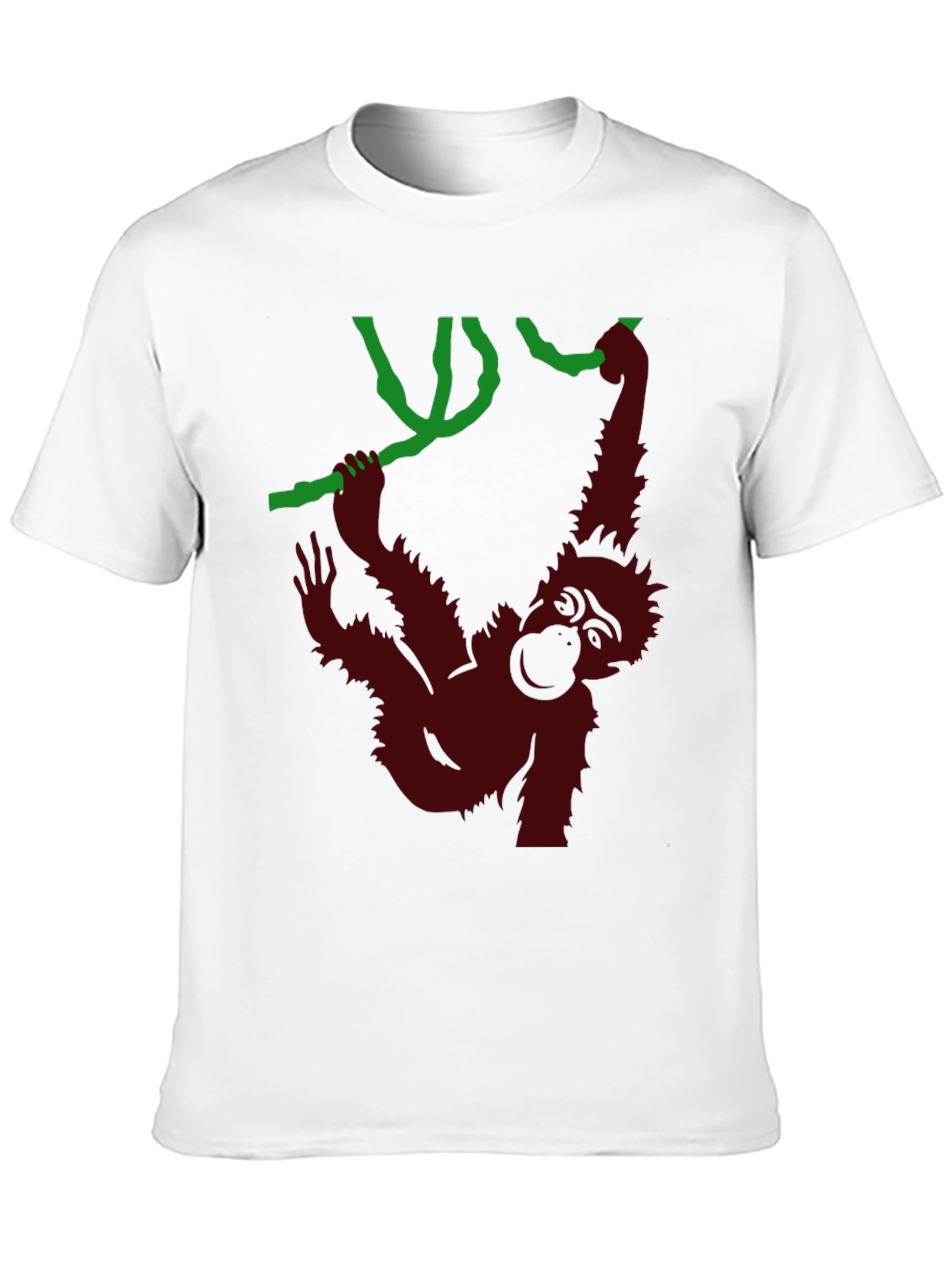 Monkeying Around Graphic Tee - Black Cotton T-Shirt