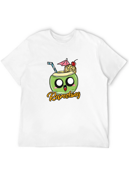 Refreshing Coconut Black T-Shirt