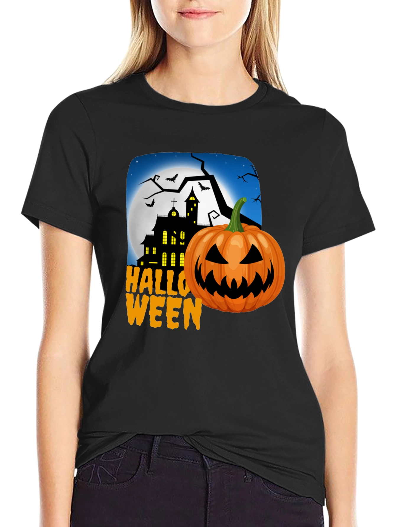 Spooky Halloween Graphic Tee