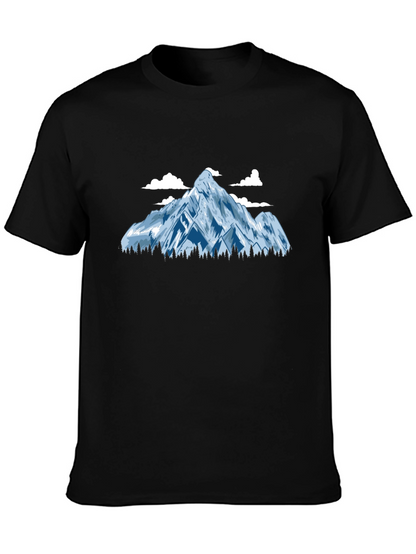 Mountain Graphic Tee - Black