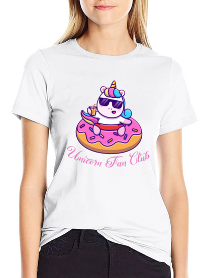 Unicorn Fan Club Donut T-Shirt