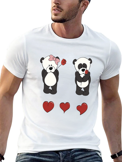 Panda Love Graphic T-Shirt