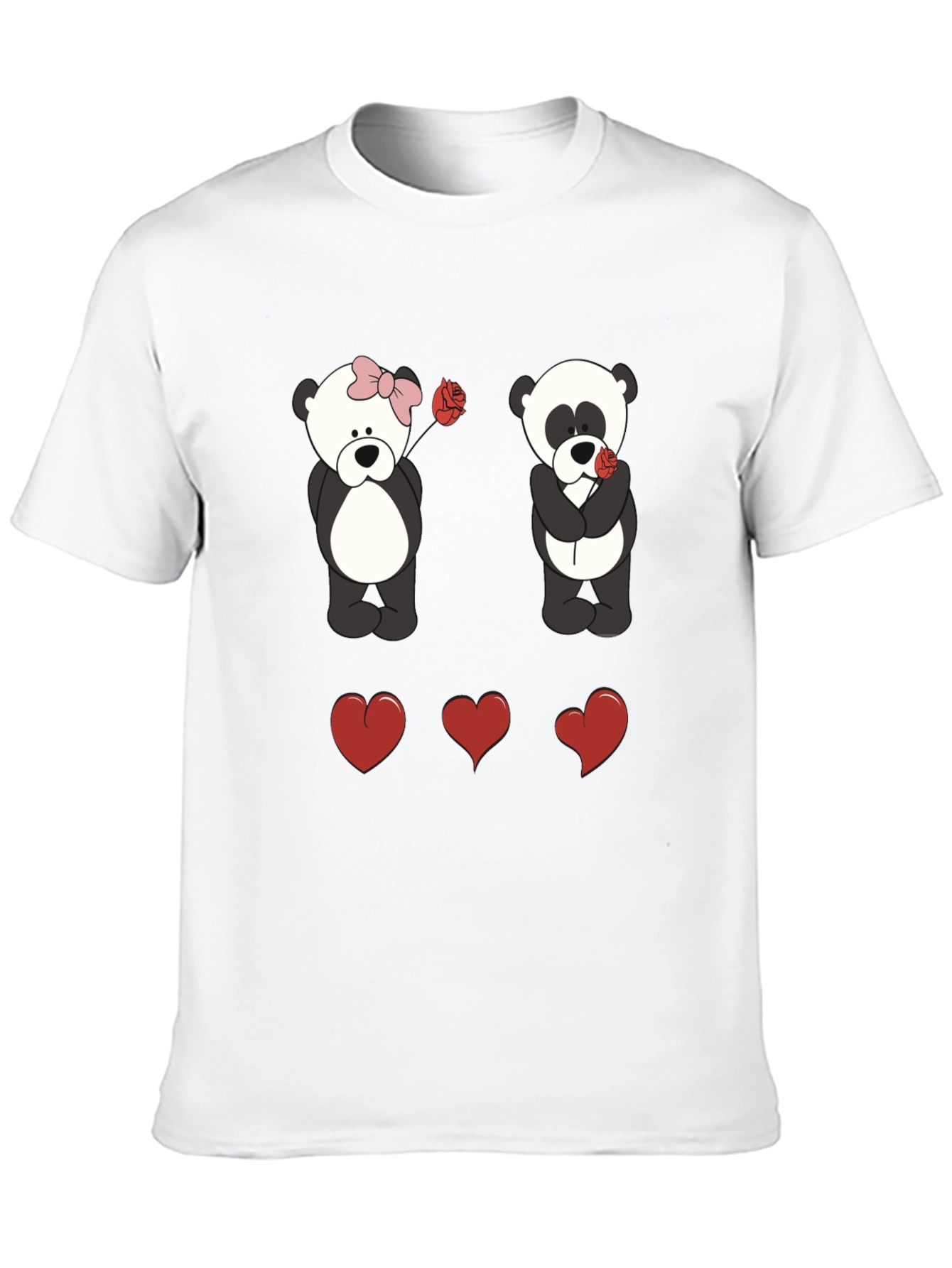 Panda Love Graphic T-Shirt