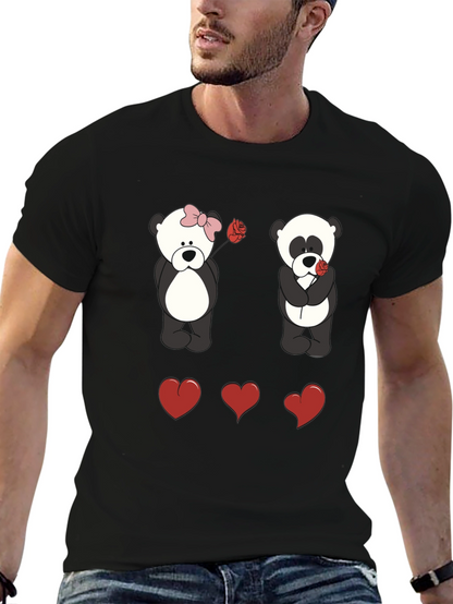Panda Love Graphic T-Shirt