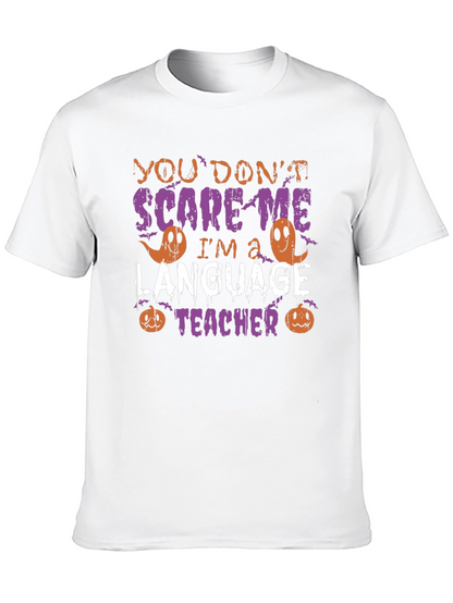 Funny Halloween Language Teacher T-Shirt