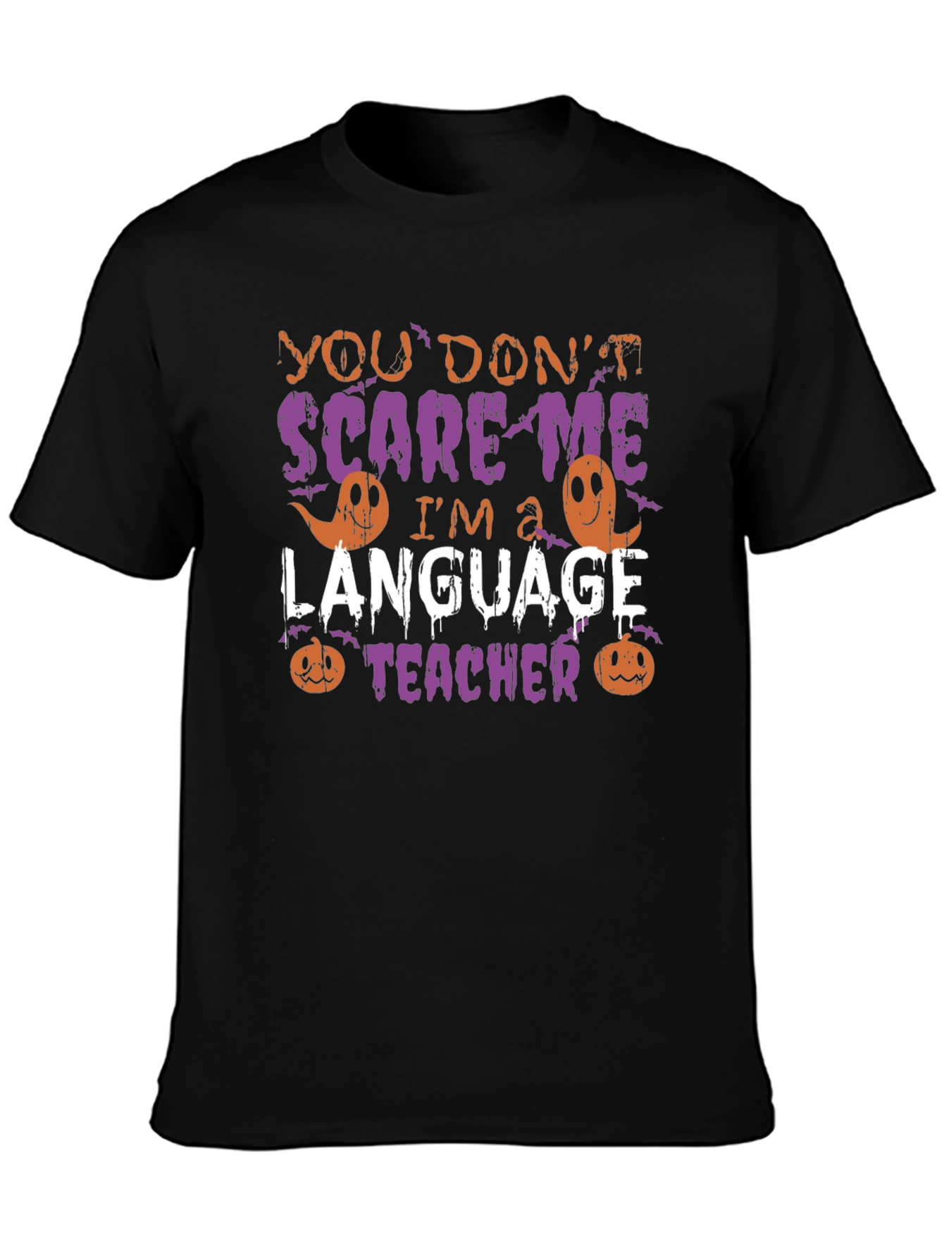 Funny Halloween Language Teacher T-Shirt