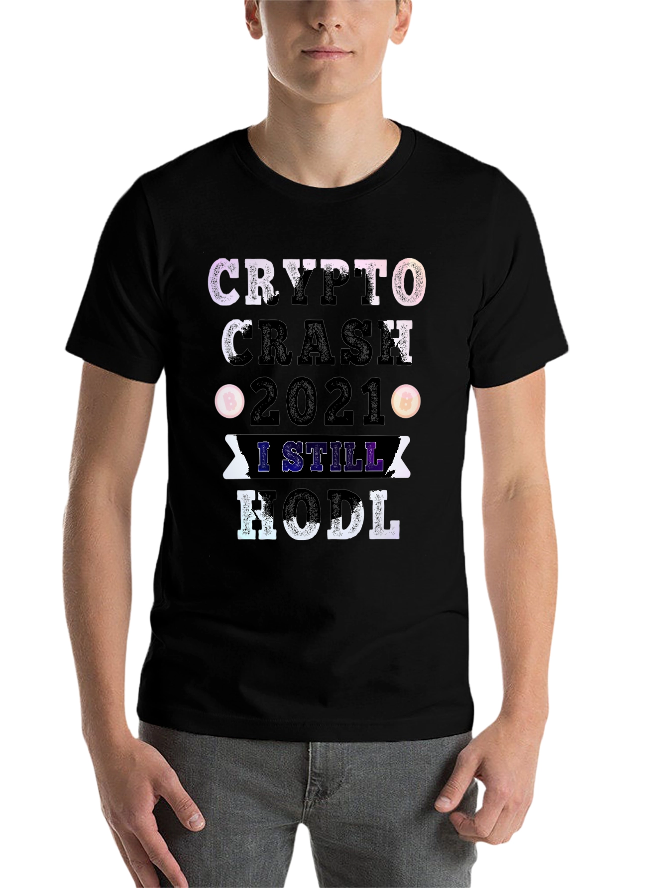 Crypto Crash 2021 HODL Graphic Tee