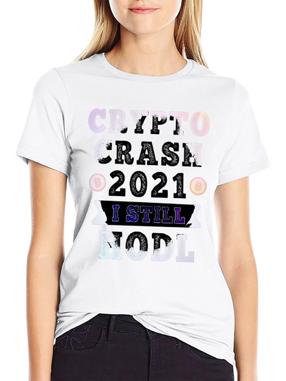 Crypto Crash 2021 HODL Graphic Tee