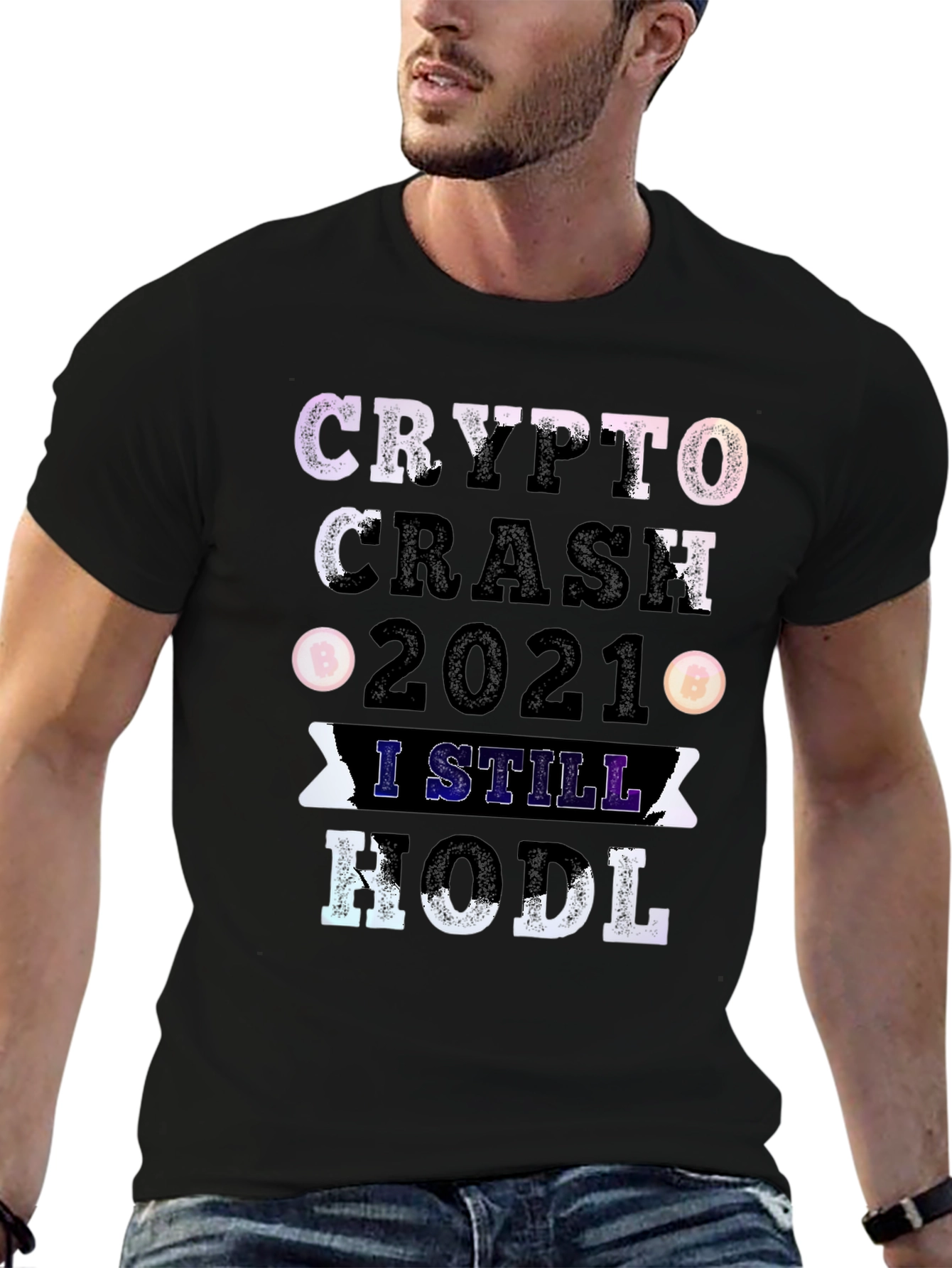 Crypto Crash 2021 HODL Graphic Tee