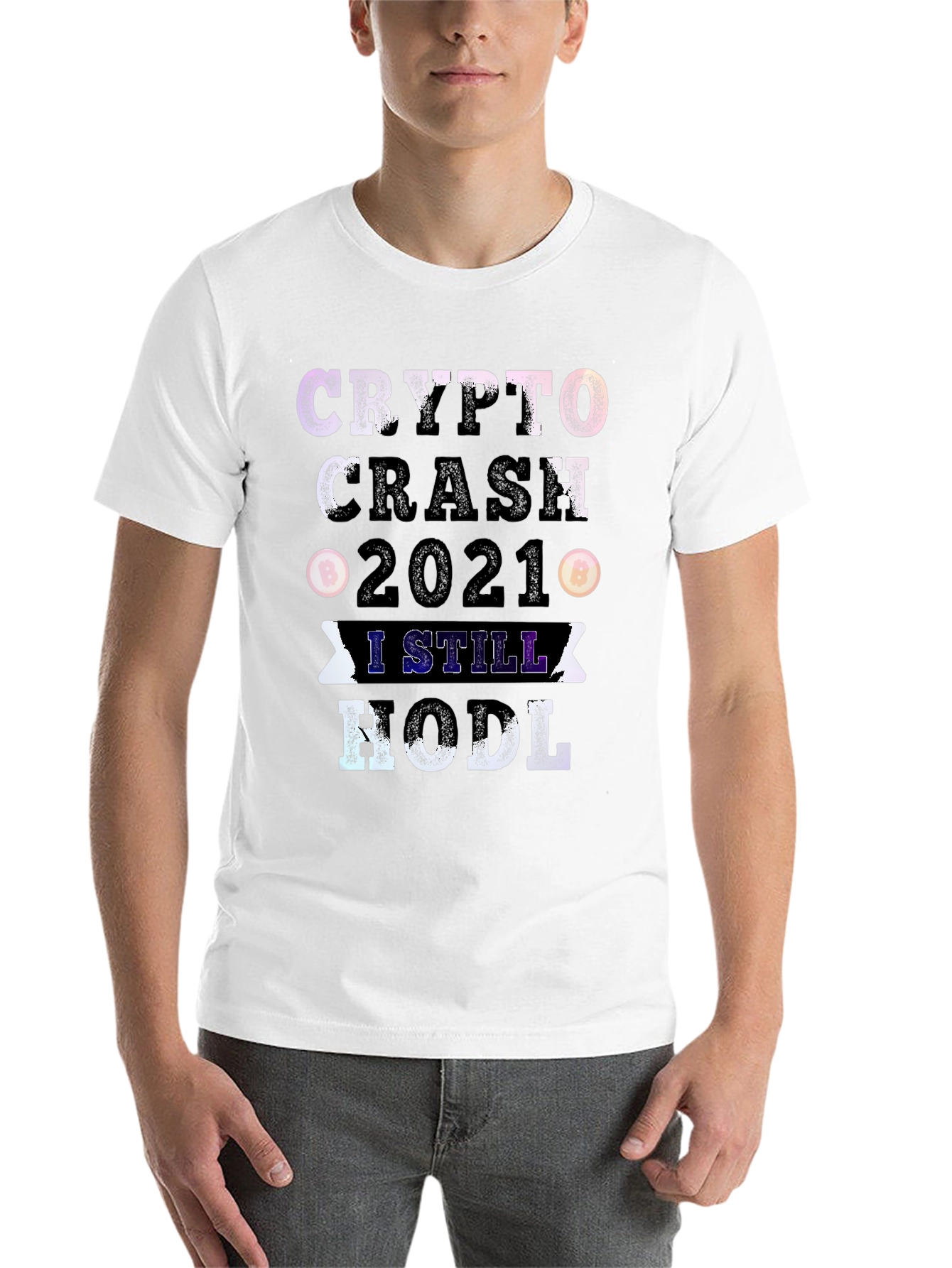 Crypto Crash 2021 HODL Graphic Tee