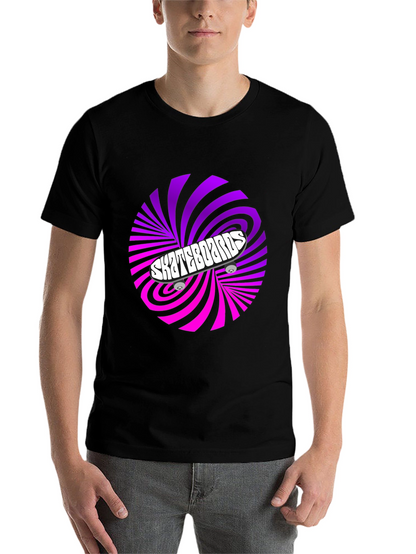 Skateboards Graphic T-Shirt - Retro Swirl Design
