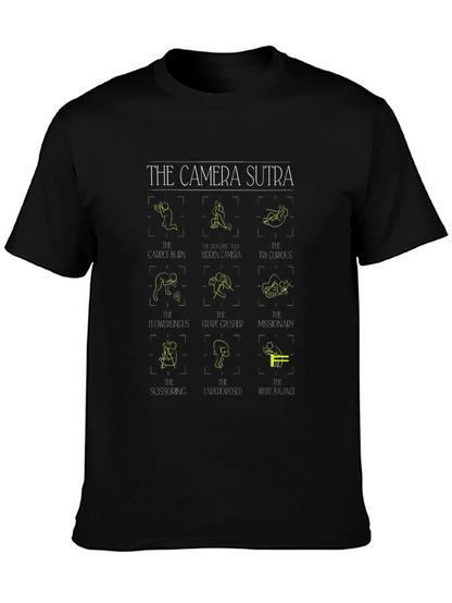 Camera Sutra T-Shirt - Photography Poses Graphic Tee