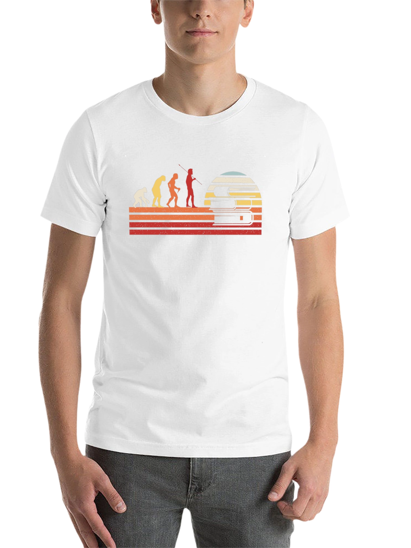 Evolution of Reader T-Shirt - Black Retro Design