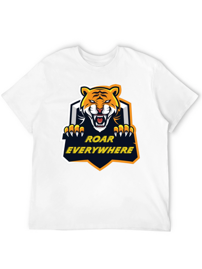 Roar Everywhere Graphic Tee - Bold Tiger Design