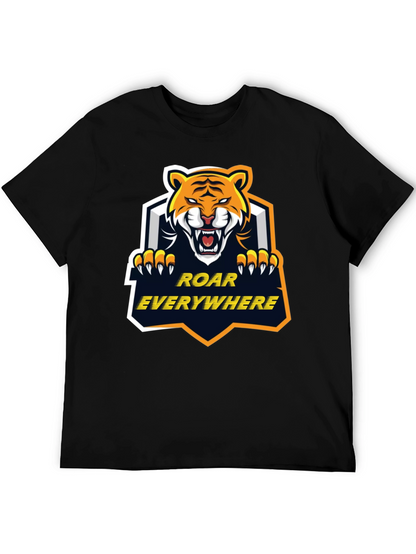 Roar Everywhere Graphic Tee - Bold Tiger Design