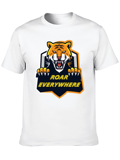 Roar Everywhere Graphic Tee - Bold Tiger Design