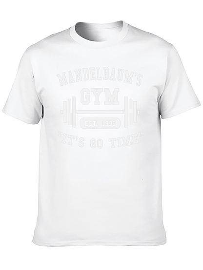 Mandelbaums Gym Black T-Shirt - Its Go Time!
