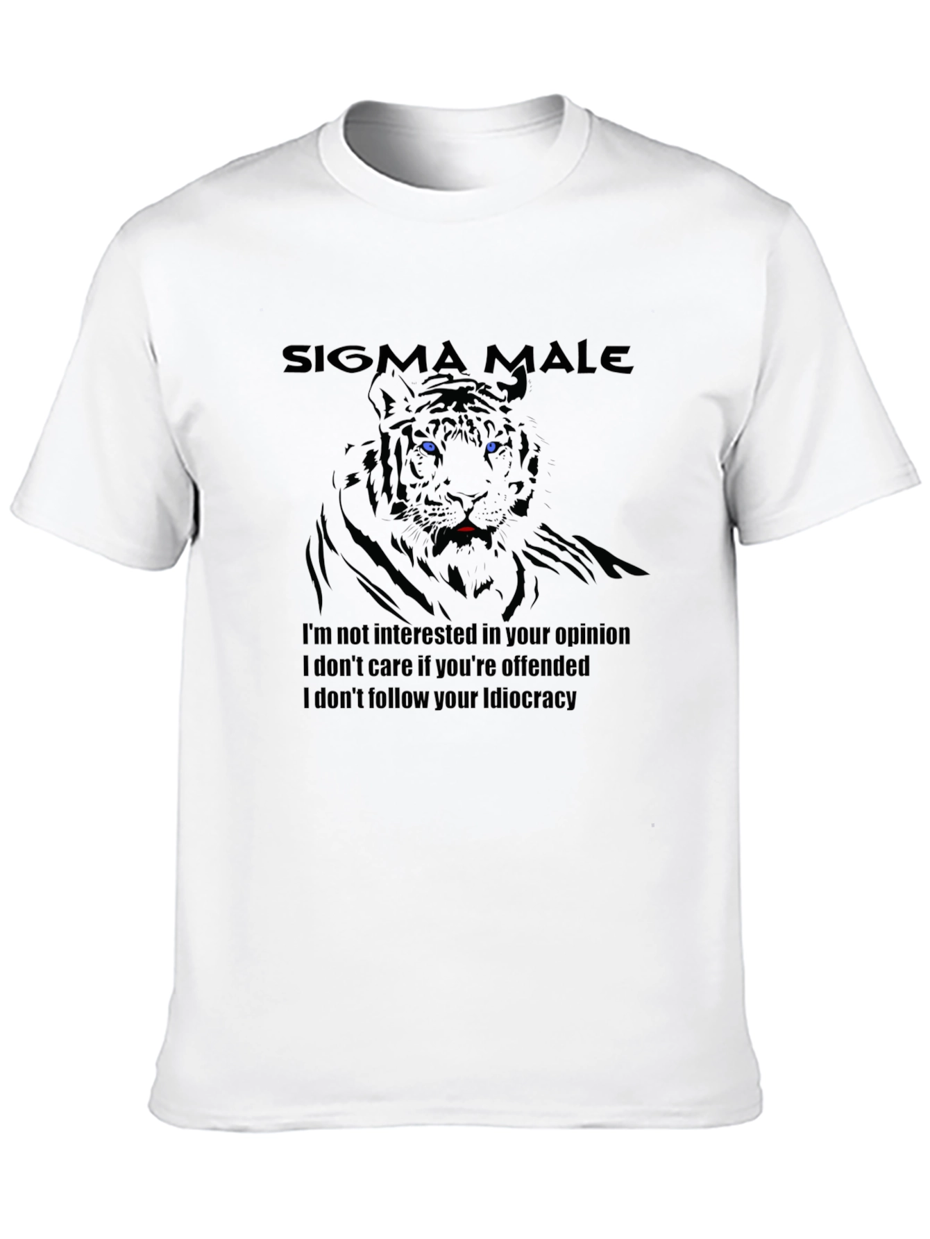 Sigma Male Tiger Graphic T-Shirt