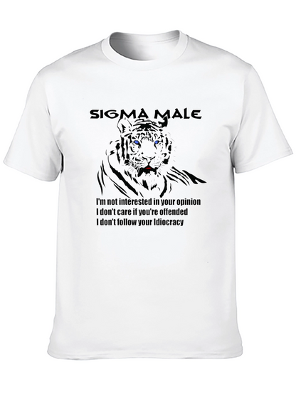 Sigma Male Tiger Graphic T-Shirt