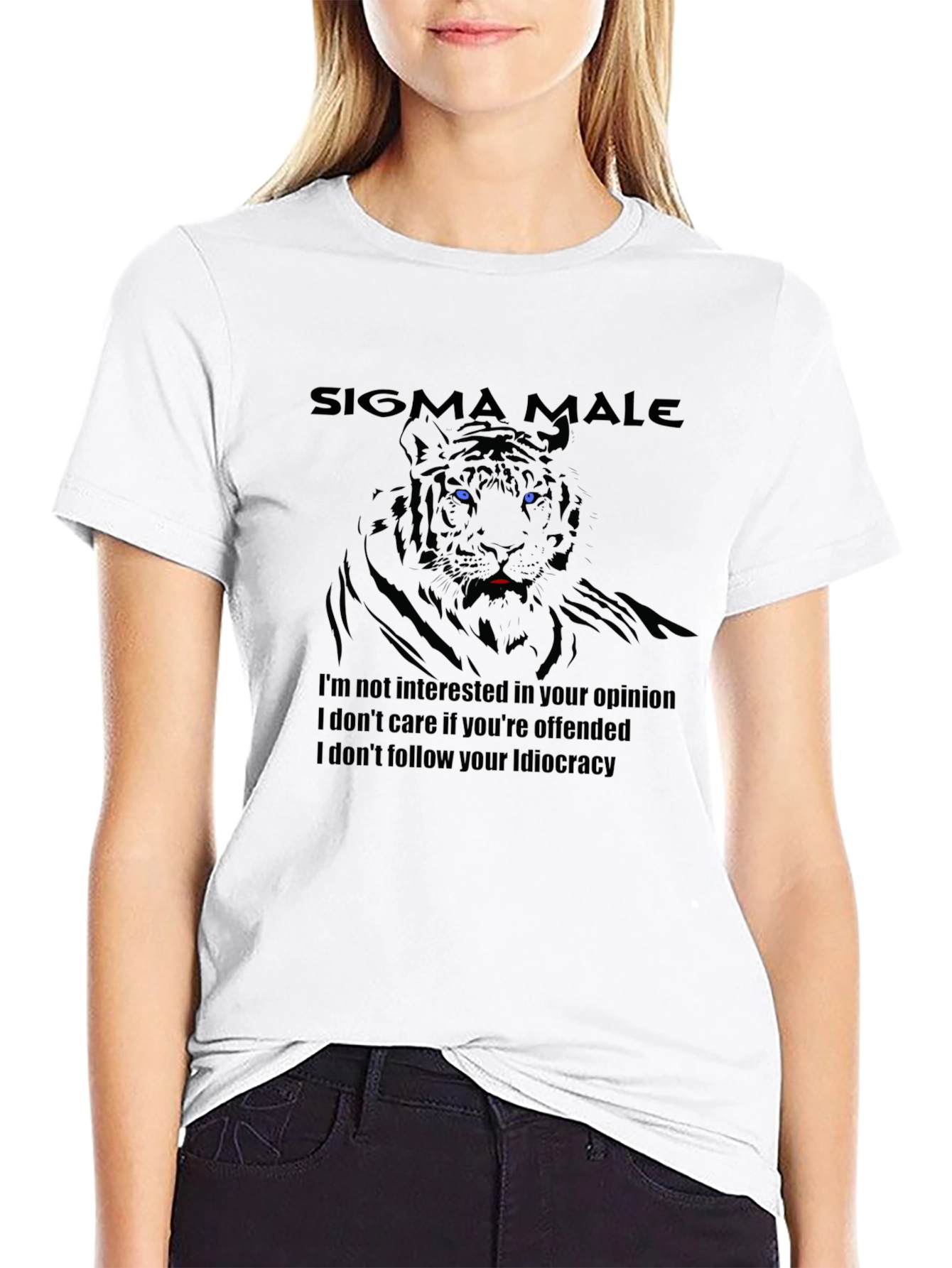 Sigma Male Tiger Graphic T-Shirt