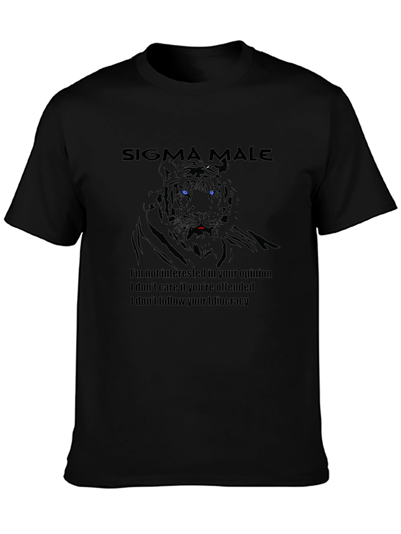 Sigma Male Tiger Graphic T-Shirt