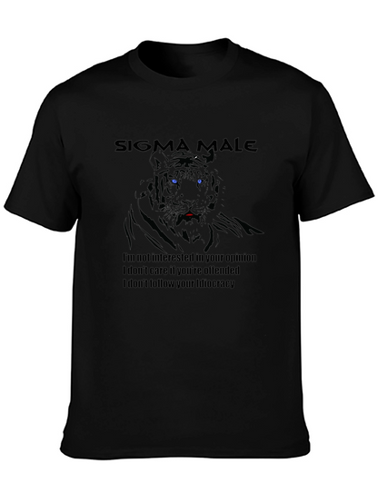 Sigma Male Tiger Graphic T-Shirt