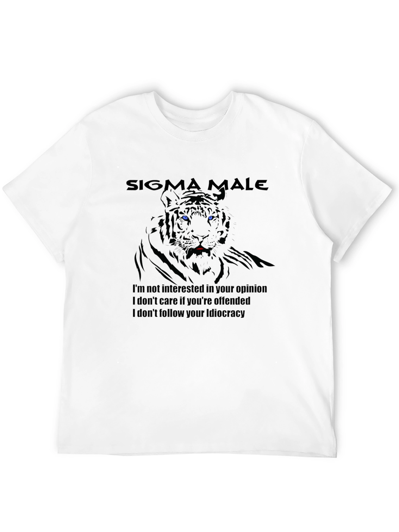 Sigma Male Tiger Graphic T-Shirt