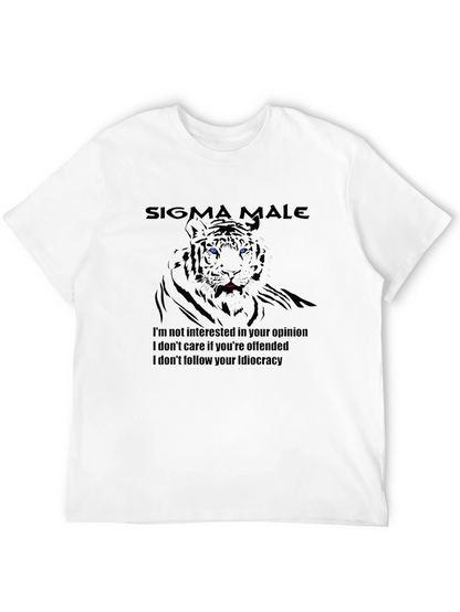 Sigma Male Tiger Graphic T-Shirt