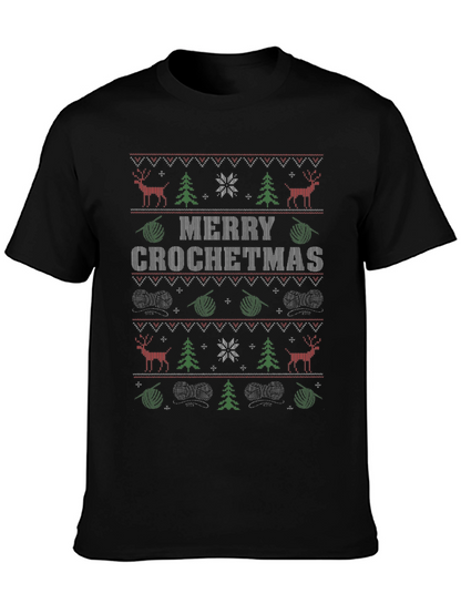 Merry Crochetmas Ugly Christmas Sweater T-Shirt