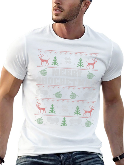 Merry Crochetmas Ugly Christmas Sweater T-Shirt