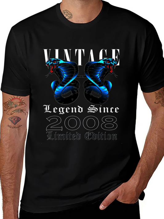 Vintage Legend Since 2008 Limited Edition Cobra T-Shirt