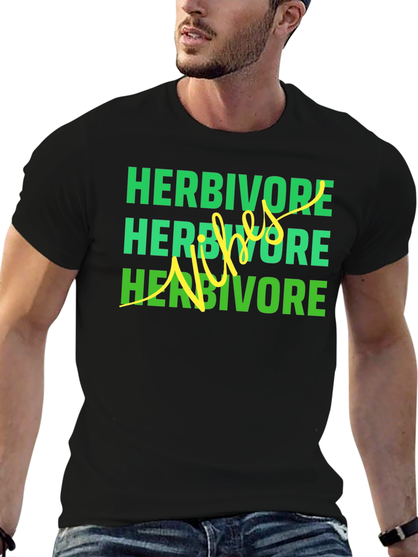 Herbivore Vibes Black T-Shirt