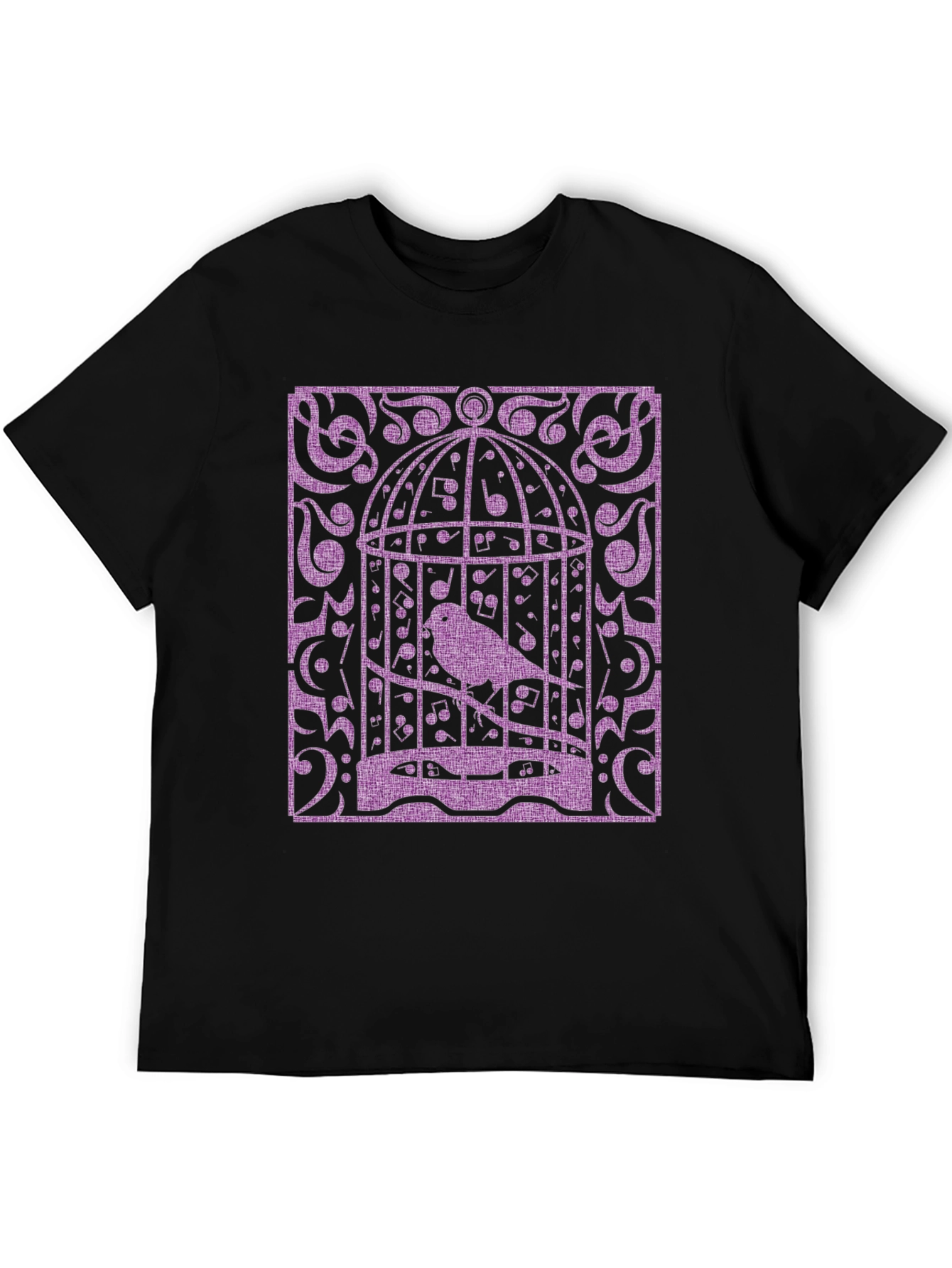 Birdcage Music Graphic Tee - Black