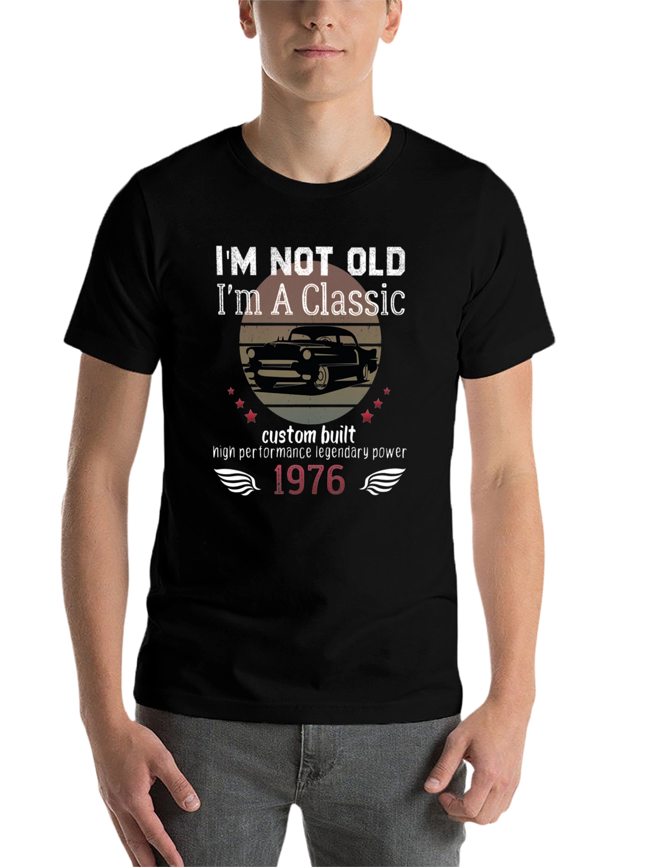 Classic Car 1976 Birthday T-Shirt
