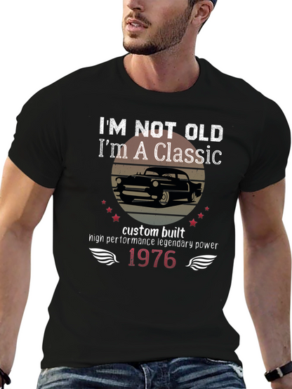 Classic Car 1976 Birthday T-Shirt