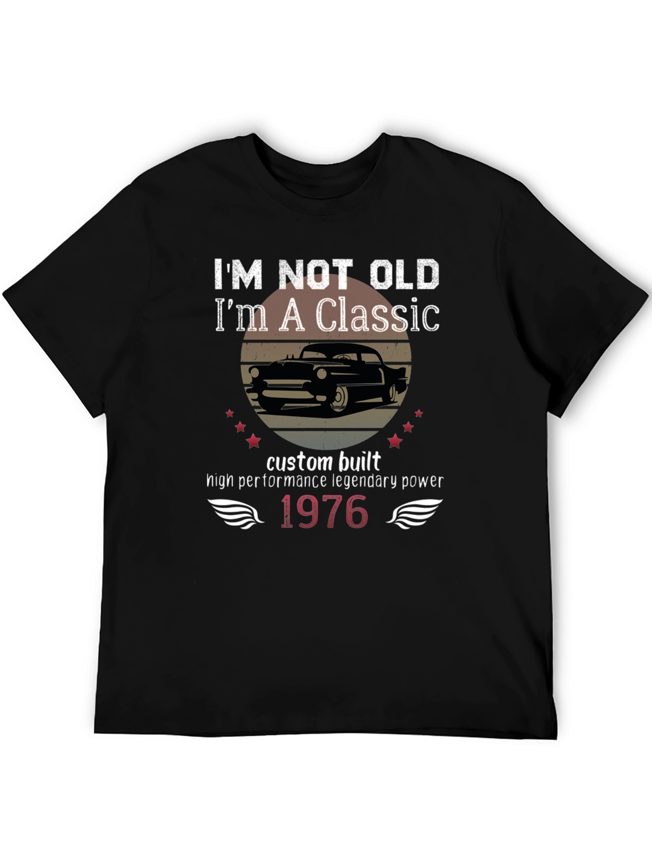 Classic Car 1976 Birthday T-Shirt