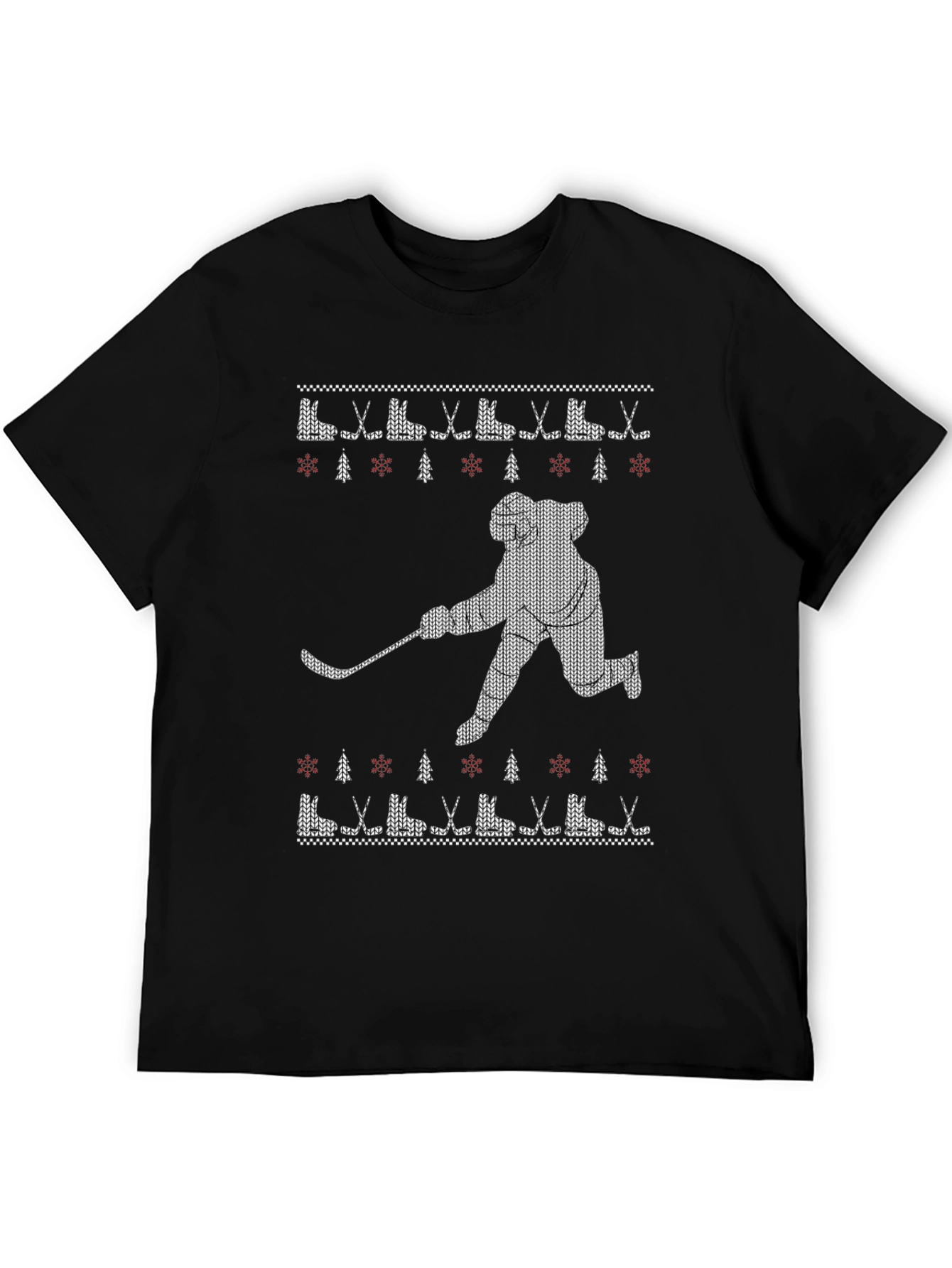 Hockey Ugly Christmas Sweater T-Shirt
