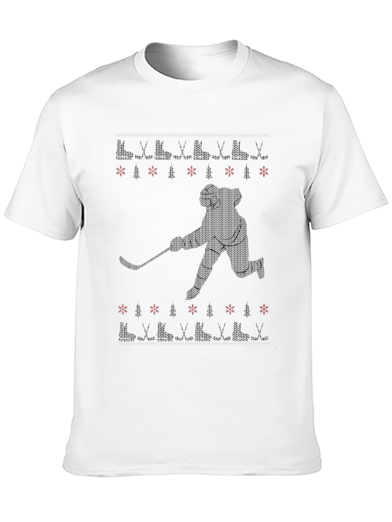 Hockey Ugly Christmas Sweater T-Shirt