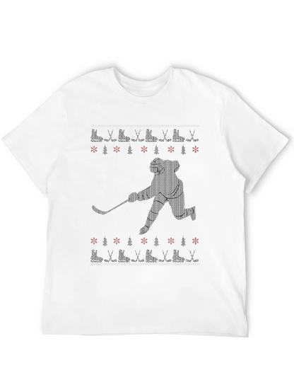 Hockey Ugly Christmas Sweater T-Shirt